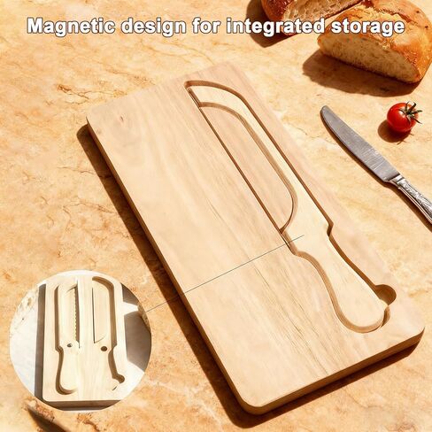 Loaf Bread Slicer - Kitchen Guide for Uniform Slices | Heavy Duty Metal Frame with Adjustable Slots, Safe and Precise Bread Cutting Tool for Baking, Sandwiches, Toast 15.75x7.48 in in Saudi Arabia