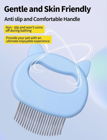 luvilly1 Pack Pink Cat Comb,Dematting Tool for Cat Dog Puppy Rabbit/Animal Lovers in Kuwait