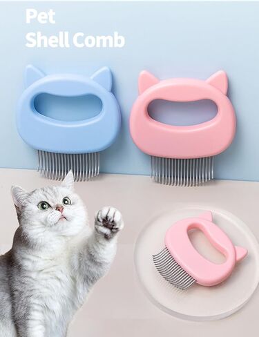 luvilly1 Pack Pink Cat Comb,Dematting Tool for Cat Dog Puppy Rabbit/Animal Lovers in Kuwait