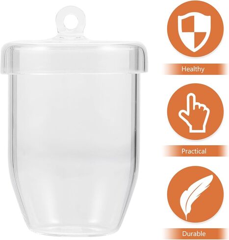 SOLUSTRE Quartz Crucible 2.75 Inch High Temperature Resistant Metal Melting Pot for Jewelry Casting and Laboratory Use in Kuwait