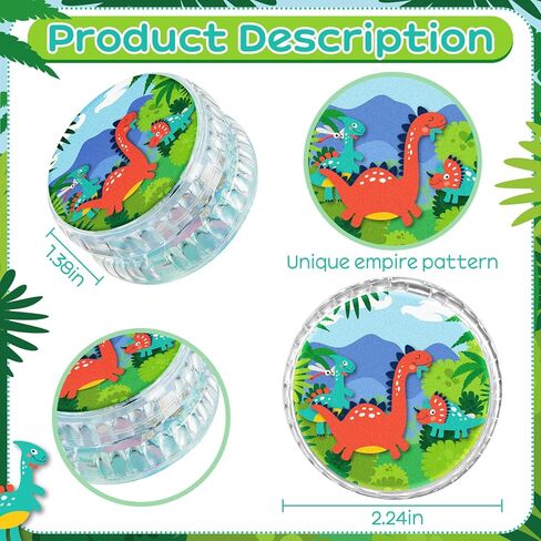 4 Packs LED Light up Beginner Toys Unicorn Donut Dinosaur Space Responsive Ball Bearing Reflex Auto Return Toys Magic Beginner for Birthday Party Goodies Bag Fillers Classroom Prize in Saudi Arabia