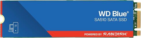 Western Digital 250GB WD Blue SA510 SATA Internal Solid State Drive SSD - SATA III 6 Gb/s, M.2 2280, Up to 555 MB/s - WDS250G3B0B in Saudi Arabia