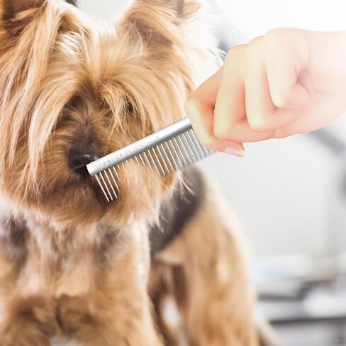 5" Face and Feet Comb - Finishing and Fluffing Comb - Perfect for Detail Work on Delicate Faces and Feet - Features Anti-Scratch Teeth in Saudi Arabia