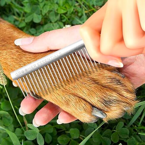 5" Face and Feet Comb - Finishing and Fluffing Comb - Perfect for Detail Work on Delicate Faces and Feet - Features Anti-Scratch Teeth in Saudi Arabia