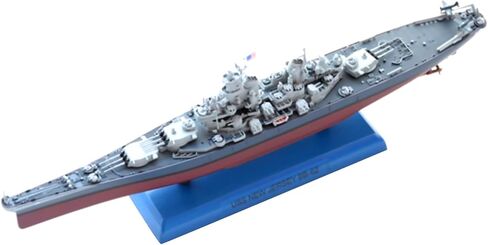 1:1000 Scale WWII USS New Jersey BB-62 Battleship Model Alloy High-Restored Nautical Ship Model for Desktop Ornament in Saudi Arabia