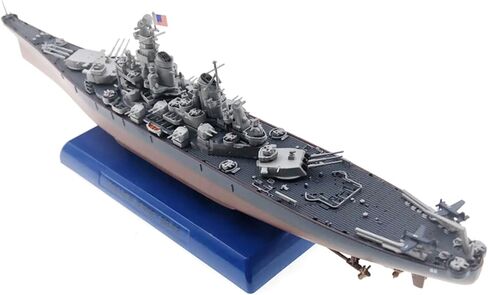 1:1000 Scale WWII USS New Jersey BB-62 Battleship Model Alloy High-Restored Nautical Ship Model for Desktop Ornament in Saudi Arabia