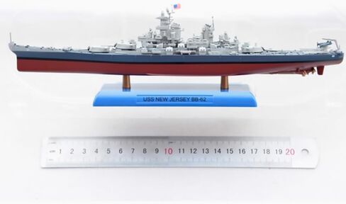 1:1000 Scale WWII USS New Jersey BB-62 Battleship Model Alloy High-Restored Nautical Ship Model for Desktop Ornament in Saudi Arabia