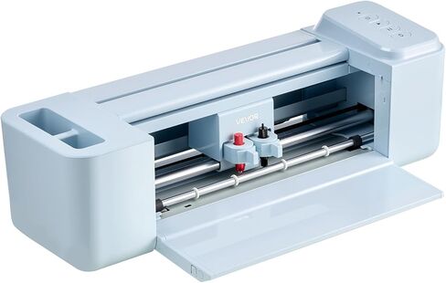 VEVOR Vinyl Cutting Machine, 12 in, Button-Controlled Vinyl Cutter, 5000+ Built-in Design Resources, Compatible with Mac, Windows, Android and iOS, for Creating Customized Crafts Cards, Home Decor in Saudi Arabia