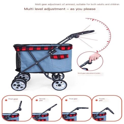 عربات الحيوانات الأليفة متعددة الوظائف عربة الحيوانات الأليفة عبر الحدود القط عربة صغيرة محمولة عربة الحيوانات الأليفة تيدي الكلب عربة خفيفة الوزن عربة الحيوانات الأليفة المتوسطة (أ) in Kuwait