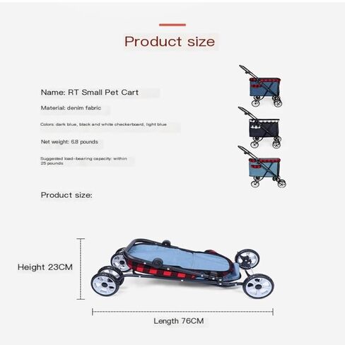 عربات الحيوانات الأليفة متعددة الوظائف عربة الحيوانات الأليفة عبر الحدود القط عربة صغيرة محمولة عربة الحيوانات الأليفة تيدي الكلب عربة خفيفة الوزن عربة الحيوانات الأليفة المتوسطة (أ) in Kuwait