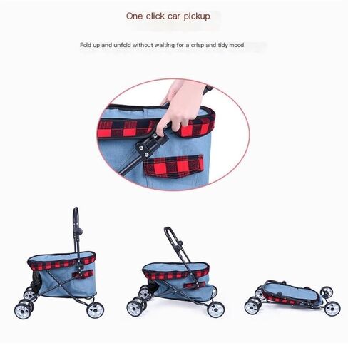 عربات الحيوانات الأليفة متعددة الوظائف عربة الحيوانات الأليفة عبر الحدود القط عربة صغيرة محمولة عربة الحيوانات الأليفة تيدي الكلب عربة خفيفة الوزن عربة الحيوانات الأليفة المتوسطة (أ) in Kuwait