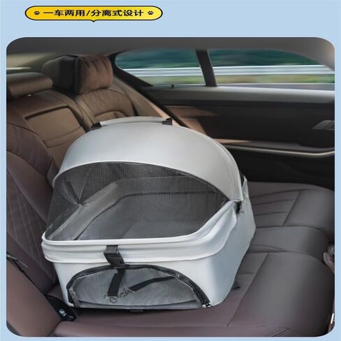 عربات الحيوانات الأليفة للقطط والكلاب، عربة أطفال للكلاب والقطط تيدي، عربة أطفال صغيرة للحيوانات الأليفة، عربة كلب خفيفة الوزن، عربة حيوانات أليفة متوسطة (وردي، B) in Kuwait