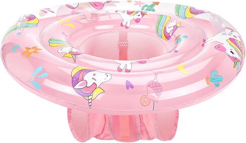 عوامة سباحة للأطفال من Zooawa مع مقعد قابل للتعديل، عوامة سباحة قابلة للنفخ بطبقة مزدوجة من مادة PVC للأطفال الصغار in Kuwait