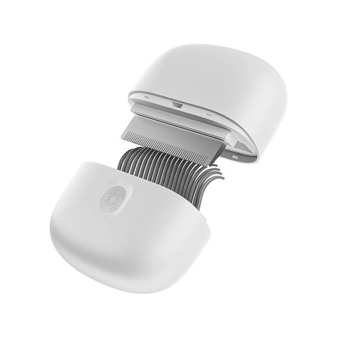 مشط 2 في 1 للقطط - فرشاة ناعمة للحيوانات الأليفة للتزيين، مشط معدني للبراغيث لإزالة الشعر وفك تشابك الشعر، أداة محمولة مريحة للحيوانات الأليفة ذات الشعر الطويل والقصير في الأماكن المغلقة in Kuwait