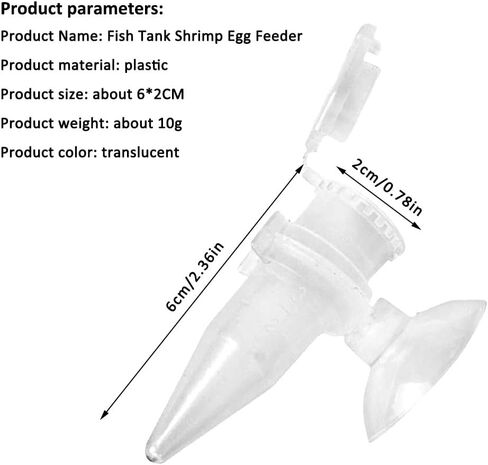 1PC Automatic Fish Feeder Tapered Aquarium Red Worm Feeding Feeder Worm Funnel Cup Fish Food Feeding Tool Aquarium Accessories in Saudi Arabia