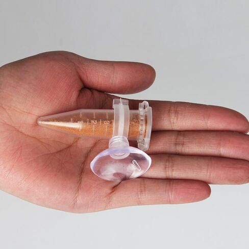 1PC Automatic Fish Feeder Tapered Aquarium Red Worm Feeding Feeder Worm Funnel Cup Fish Food Feeding Tool Aquarium Accessories in Saudi Arabia