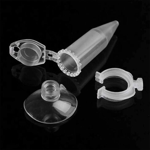 1PC Automatic Fish Feeder Tapered Aquarium Red Worm Feeding Feeder Worm Funnel Cup Fish Food Feeding Tool Aquarium Accessories in Saudi Arabia