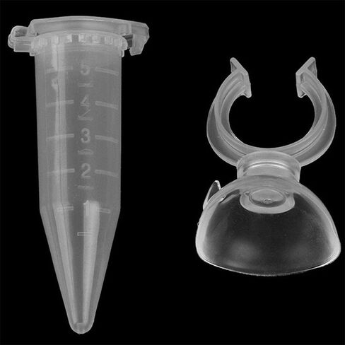 1PC Automatic Fish Feeder Tapered Aquarium Red Worm Feeding Feeder Worm Funnel Cup Fish Food Feeding Tool Aquarium Accessories in Saudi Arabia