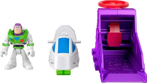Fisher-Price Imaginext Launcher Set with 3-inch Buzz Lightyear Action Figure & Toy Vehicle, Inspired by Disney Pixar Toy Story (Characters May Vary) in Kuwait