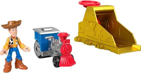 Fisher-Price Imaginext Launcher Set with 3-inch Buzz Lightyear Action Figure & Toy Vehicle, Inspired by Disney Pixar Toy Story (Characters May Vary) in Kuwait
