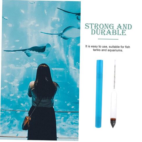 Cabilock 2Pcs Tester Professional Sea Saltwater Hydrometers for Accurate Aquarium Measurement Lightweight and for Long Term Use for Fish Tanks in Saudi Arabia