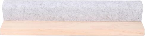 Pressing Bar with, 5.91x15.75x2.76in Wool Pressing Bar with Felt Professiona Wood Sewing Tool Flattening Fabrics Point Pressing Seams Flat Pressing Bar for Daily in Saudi Arabia