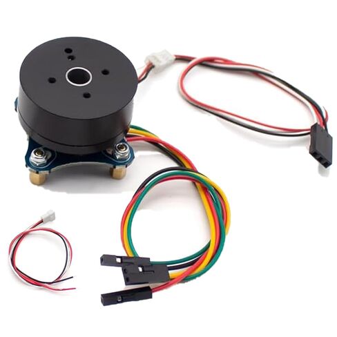 محرك تيار مستمر بدون فرشاة بعمود مجوف 2804 BLDC مع مجموعة تشفير AS5600 تدعم FOC، للجيمبال والطائرات بدون طيار والروبوتات والأدوات اليدوية in Kuwait
