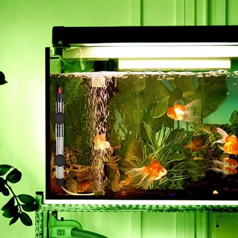 110V Adjustable Temperature Thermostat Heater Rod 100W Submersible Heater Aquarium Fish Tank Water Heat Rod(US 100W) in Saudi Arabia