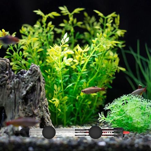 110V Adjustable Temperature Thermostat Heater Rod 100W Submersible Heater Aquarium Fish Tank Water Heat Rod(US 100W) in Saudi Arabia