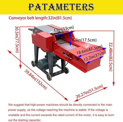 6-Blade Hay Cutter and Kneading Machine Grass Silage Machine Dry-Wet Straw Cutting Machine Crop Cutters with Chain Plate Type Conveyor 220V 3KW in Saudi Arabia
