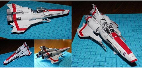 2X Galactica MK2 سفينة ثلاثية الأبعاد نموذج عدة سفينة الفضاء DIY in Kuwait