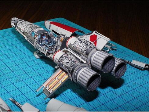 2X Galactica MK2 سفينة ثلاثية الأبعاد نموذج عدة سفينة الفضاء DIY in Kuwait