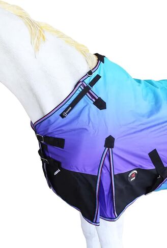 84" 1200D Turnout Waterproof Rain Horse Sheet Light Winter Blanket 394B in Kuwait