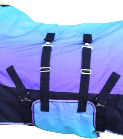 84" 1200D Turnout Waterproof Rain Horse Sheet Light Winter Blanket 394B in Kuwait