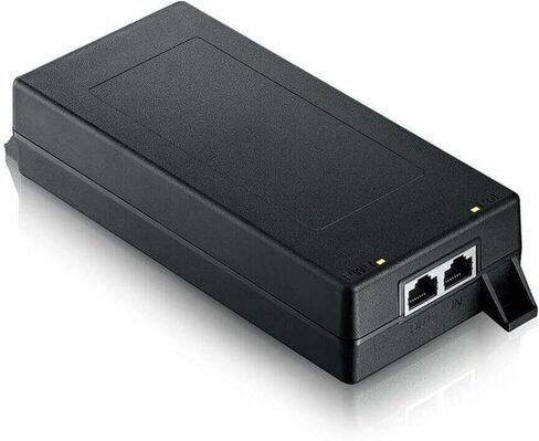 Zyxel Single Port Powerinjector | 1-2.5G MultiGig 802.3at PoE+ Injector | Simple Plug and Play | IEEE 802.3af/at in Kuwait
