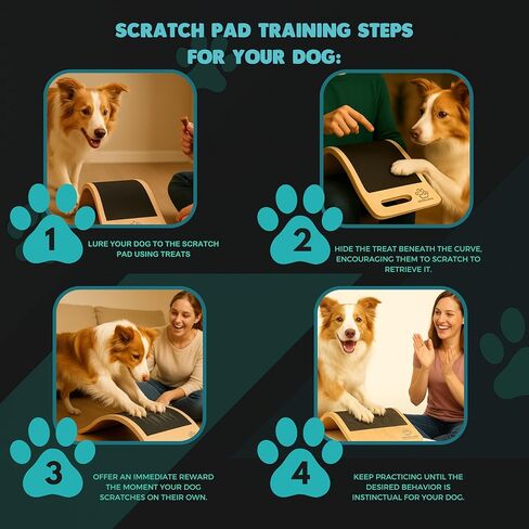 Dog Scratch Board - Dog Scratch Pad for Nails for Small, Medium and Large Dogs (15.7x9.8x2.35 inch) in Saudi Arabia