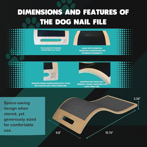 Dog Scratch Board - Dog Scratch Pad for Nails for Small, Medium and Large Dogs (15.7x9.8x2.35 inch) in Saudi Arabia