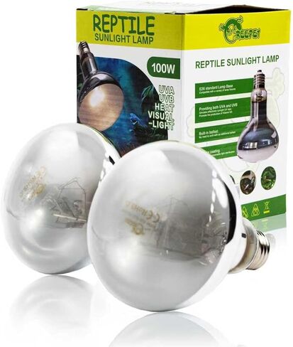 100W الحرارة UVA UVB ضوء الزواحف، كامل الطيف الذاتي الصابورة بخار الفرح لمبة ضوء الشمس للزواحف والبرمائيات استخدام E26 1 حزمة in Kuwait