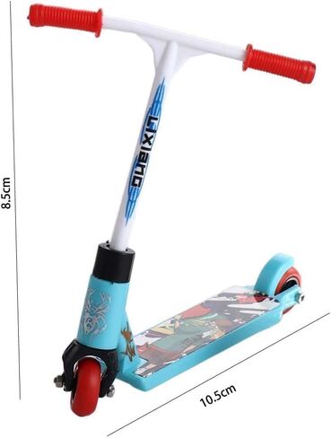 4Pcs Finger Scooter Mini Two Wheel,Mini Scooters Finger Board Accessories,Tiny Trick Scooter for Party Favors,Finger Training,Juggling Sets,Birthday Gifts,Magic Kits and Accessories in Saudi Arabia