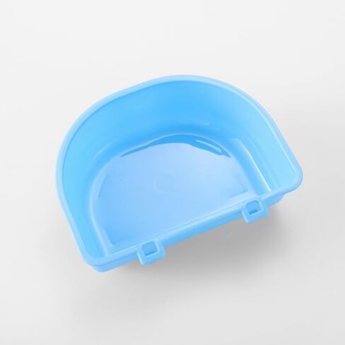 Hanging Travel Pet Bowl - Pink Cat Food Water Dish Portable Lightweight Feeder for Airline Approved Pet Carrier in Saudi Arabia