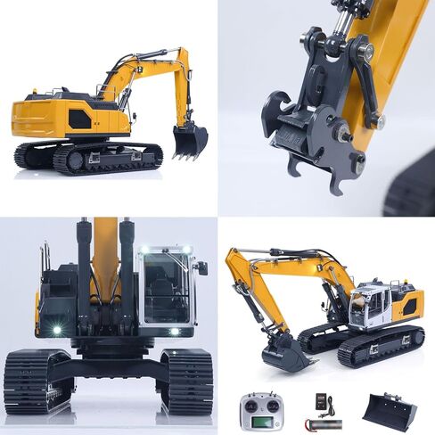 TOUCAN RC HOBBY US in Stock 1/14 Hydraulic RC Excavator Ready to Run for 945 Remote Control Trucks in Saudi Arabia