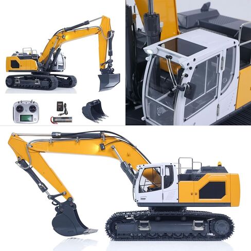 TOUCAN RC HOBBY US in Stock 1/14 Hydraulic RC Excavator Ready to Run for 945 Remote Control Trucks in Saudi Arabia