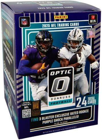 2025 Optic Football Blaster Box (Purple Shock) (24 Cards/Box) ((Downtown) in Saudi Arabia