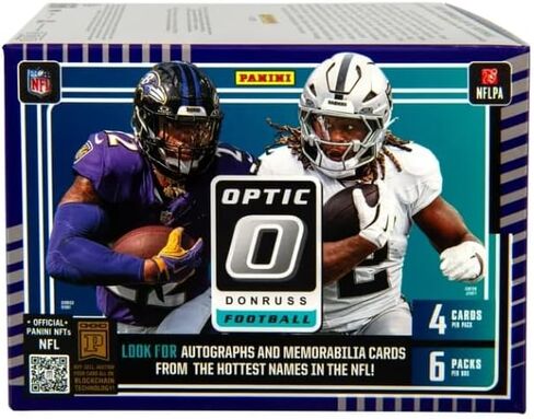 2025 Optic Football Blaster Box (Purple Shock) (24 Cards/Box) ((Downtown) in Saudi Arabia