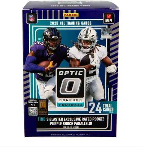 2025 Optic Football Blaster Box (Purple Shock) (24 Cards/Box) ((Downtown) in Saudi Arabia