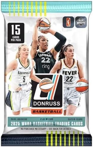 مجموعة بطاقات Donruss للسيدات لكرة السلة WNBA لعام 2025 مكونة من 15 بطاقة تداول in Saudi Arabia
