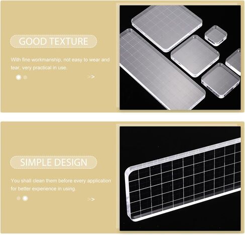 5 قطع من أدوات ختم الأكريليك من NUOBESTY لسكرابوكينغ DIY مجموعة نحت كتلة الطوابع ومستلزمات صناعة البطاقات والطوابع in Saudi Arabia
