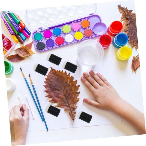 ARTIBETTER 32pcs Finger Painting Sponges Craft Drawing Sponges Storage Box for Stamping Painting Card Making in Saudi Arabia