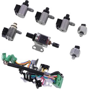 Transmission Shift Solenoid & Harness Fit Accord 2003-2012;Crosstour 2012-2015;CR-V 2002-2014 Replace OE 28400-PRP-003, 28500-PRP-004 in Kuwait