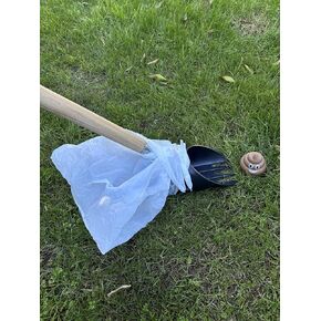Pooper Scooper – Heavy-Duty Poop Scoop for Dogs & Pets – Fits Standard Broom Handle – Uses Grocery Bags (No Special Bags Needed) – Easy Clean-Up for Yard, Grass & Outdoor Waste in Kuwait